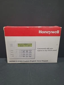 Honeywell 6160V Ademco Talking Alpha Display Keypad. New In Box - Picture 1 of 2