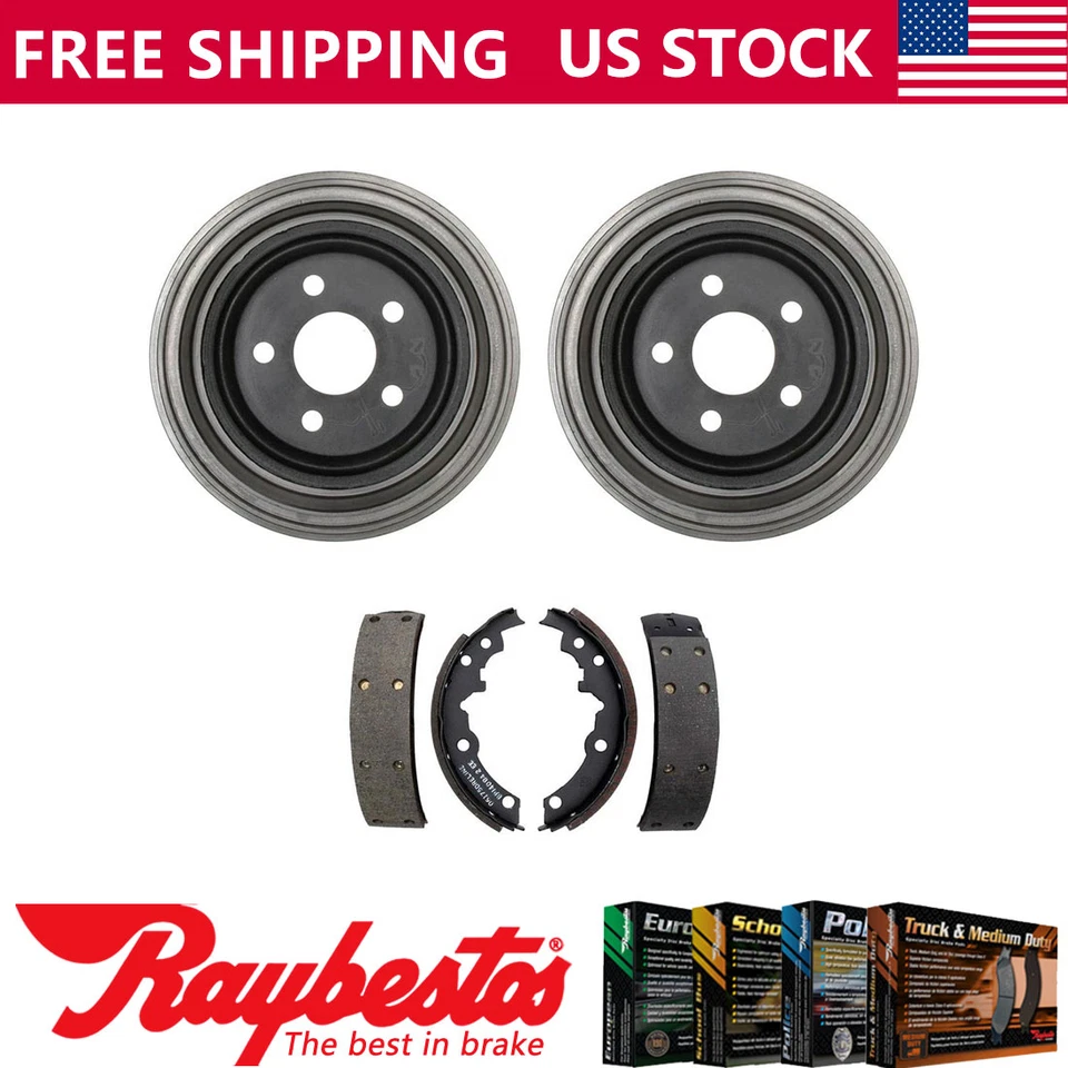 Kit trasero tambores de freno y zapatas de freno para Pontiac Sunbird 1994 - Raybestos Foto 1 de 4