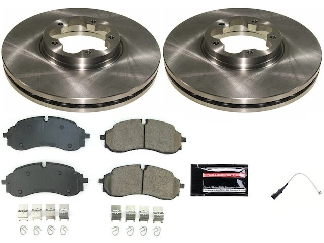 Kit de pastillas de freno delanteras y rotor para Ford Transit-250 2023 2022-2024 QV882XK Foto 1 de 1