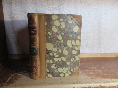 Old CHRISTMAS BOOKS Leather 1864 CHARLES DICKENS CRICKET ON HEARTH HAUNTED MAN + - Image 1 of 4