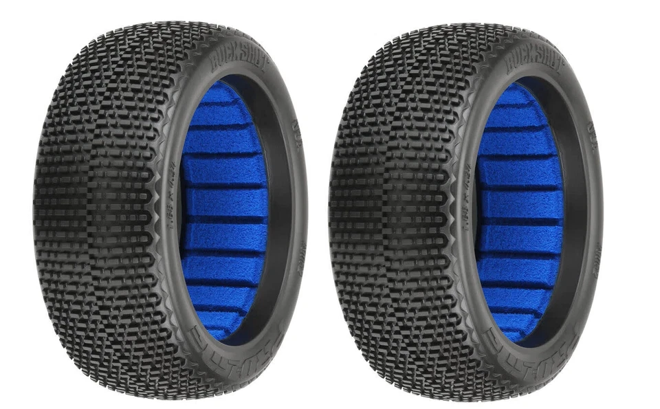 (2 PAIR) Pro Line 9062-203 Buck Shot 1/8 Buggy Tires w/Closed Cell Inserts - Image 1 of 1
