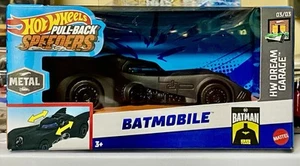 2024 Hot Wheels Pull-Back Speeders Michael Keaton 1989 Batman Batmobile 1:43 Scl - Picture 1 of 4