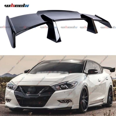 For Nissan Maxima Altima 58" PRO Style Rear Trunk Spoiler Racing Wing Gloss Blk - Image 1 of 4