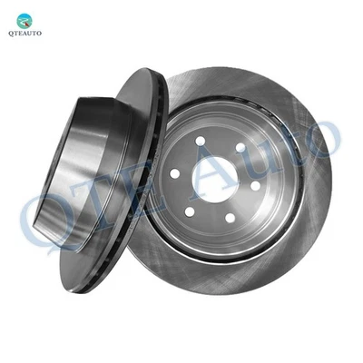 Rear 325mm Brake Disc Rotors For 2007 GMC Sierra 1500 Classic 6 Stud Wheel - Image 1 of 4