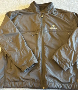 Antigua Men's XL Guinness Lightweight Cold Weather Water Resistant Coat Black - Picture 1 of 11