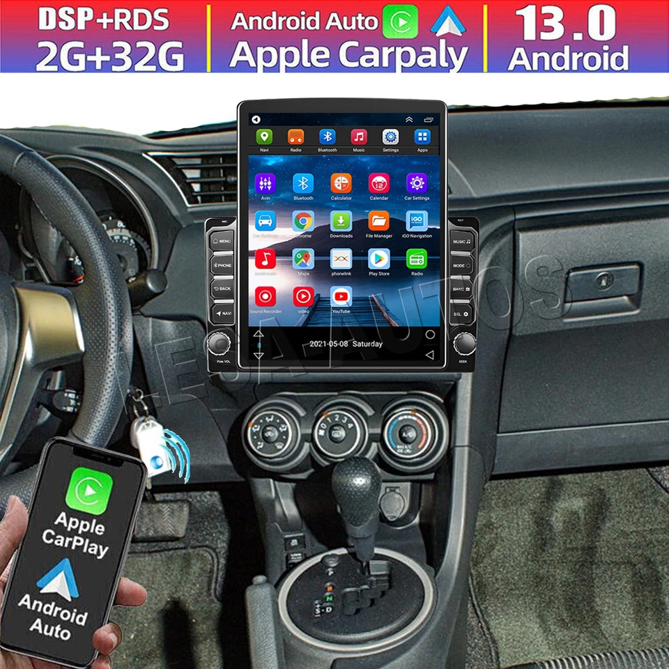 Radio estéreo para automóvil Android 13 de 9,7"" Carplay para Scion tC 2011-2016 navegación GPS Foto 1 de 4