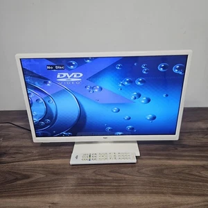 Bush 24" TV With Built-In DVD Player, , Freeview USB LED24265DVDCNTDW White  - Picture 1 of 13