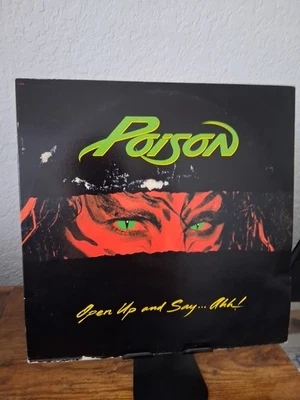 Poison – Open Up and Say… Ahh – Vinyl LP – EX+/VG – 1988 –Capitol - Image 1 of 4