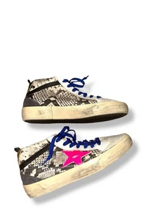 Zapatillas GOLDEN GOOSE Mid Star Rock Snake Fuxia Star talla 36 EE. UU. Talla 5,5 Nuevas en caja $605 - Imagen 1 de 13