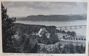 Alte Ansichskarte von 1936 Möhne-See bei Körbecke - Bild 1 von 2