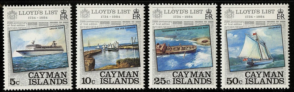 Cayman Islands   1984   Scott # 522-525   Mint Never Hinged Set - Image 1 of 1