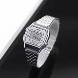 CASIO VINTAGE Chronograph LA680WEA-7EF Quarz Digital Silber - Bild 1 von 11