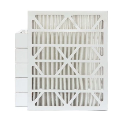 16X20X4 MERV 13 Pleated AC Furnace Air Filters.  6 Pack (Actual Depth: 3-3/4") - Image 1 of 4