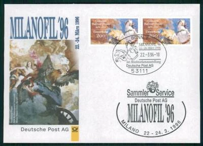 ALEMANIA EXPOSICIÓN-CUBIERTA 1996 ITALIA MILANO ARTE PINTURA CABALLOS TIEPOLO //m3166 Foto 1 de 2