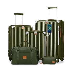 Joyway 5 Piece Luggage Set with Cup Holder, Expandable 25% Capacity, Includes... - Picture 1 of 9