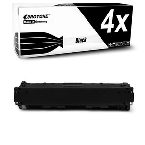 4x Eurotone Patrone BLACK ersetzt HP Cf�30A 205A - Picture 1 of 4