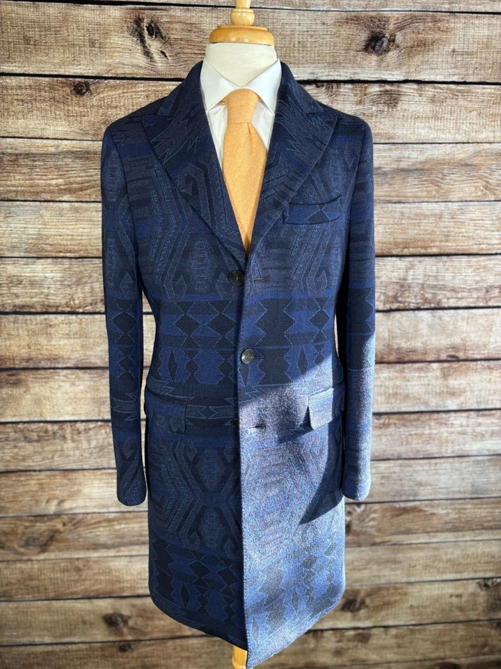 Etro Wool Paisley Overcoat Size S / 36 (46 EUR) - Image 1 of 4