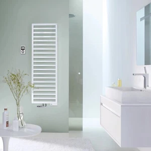 ZEHNDER Bad-Heizkörper Handtuchwärmer 140,3x45cm QUARO Weiß RAL9016 QA-140-045 - Bild 1 von 3