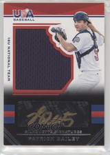 2017 USA Baseball Stars & Stripes Black Gold Jersey /59 Patrick Bailey #40 Auto