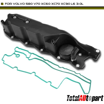 Engine Valve Cover Oil Trap & Gasket Cap for Volvo XC60 XC70 XC90 L6 3.0L DOHC - Image 1 of 4