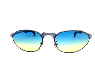 Мужские винтажные солнцезащитные очки 90-х сделано в Италии серый металлический UV400 заказ - Изображение 1 из 4