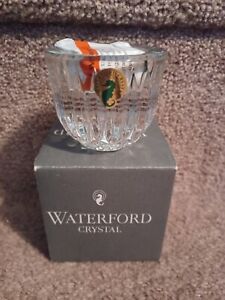 Waterford Crystal Anya Votive Candle Holder -New In Original Box