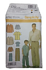 Simplicity 4760 Outfit Father and Son Men's & Boys Used  Sewing Pattern