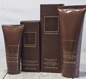 New Mary Kay Domain Combo - Body & Hair Shampoo 6.5 oz + After Shave Balm 2.5 oz - Picture 1 of 8