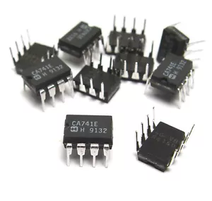 10x Operations-Verstärker Harris CA741E / CA741 E / LM741 / 741 OP Amp, NOS - Picture 1 of 1
