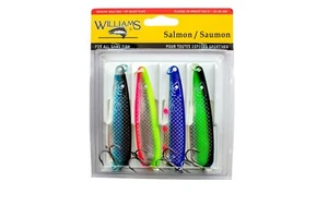 Williams Quick Silver Salmon 4-Pack Kit of Quick Silver 4" Lures - 4-QKS4 - Picture 1 of 1