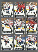 2018 Upper Deck Washington Capitals Stanley Cup Champions Complete 30 Card Set