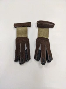 2 Pack Deal Archery Leather Shooting Glove Large Recurve Bow  - Picture 1 of 3