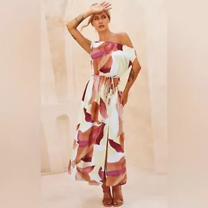 Nino Balcutti One Shoulder Dress New with Tags Size 8 - Picture 1 of 6