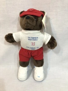 Bear Forces Of America Olympics Softbol 1996 peluche oso de peluche Columbus GA - Imagen 1 de 10