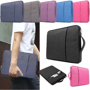 UK Sleeve Case Carrying Hand Bag For 10" 11" 13" 14" 15" Tablet Laptop Notebook - Picture 1 of 15