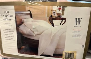 Wamsutta Egyptian Sateen Twin Flat Sheet 300 TC Rose NEW - Picture 1 of 2
