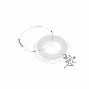 (20) Air-tite 15 mm weißer Ring Münzhalter Kapseln für halbe Groschen - Bild 1 von 1