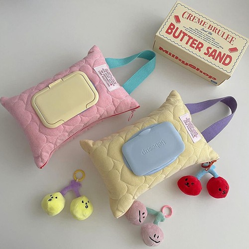 Color Portable Wipes Holder Case Cotton Baby Wet Wipe Pouch Reusable