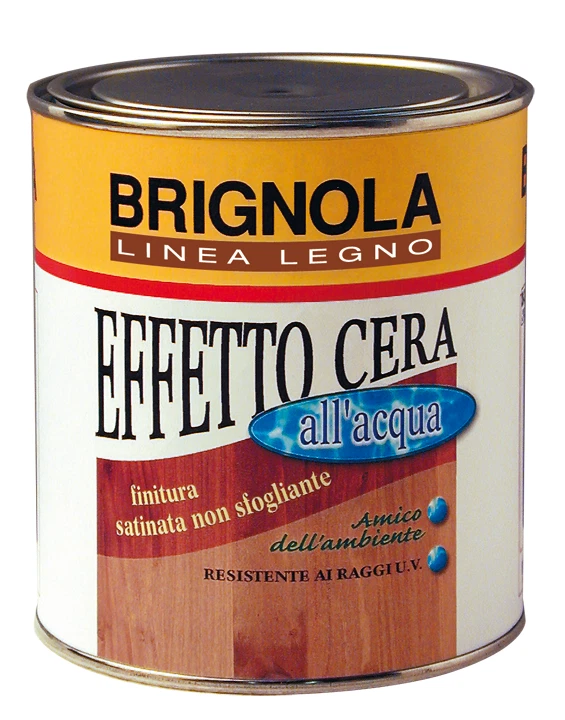 Effetto cera Brignola all'acqua 0,750 lt finitura satinata non sfogliante