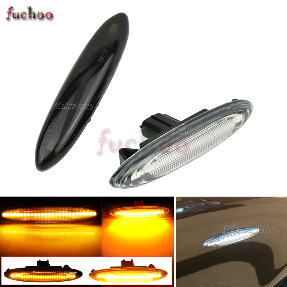 Luz de señalización lateral LED para Toyota Camry Crown Highlander Kluger Mark IS250 IS350 Foto 1 de 4