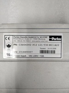 1PC NEW Parker C3S063V2F12I21T30M11A22 Servo Drive - Picture 1 of 2