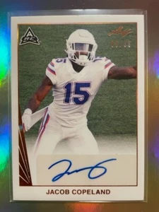 Jacob Copeland - 2021 Leaf Memories AUTÓGRAFO Bronce BA-JC2 (Florida) #/99 - Imagen 1 de 2