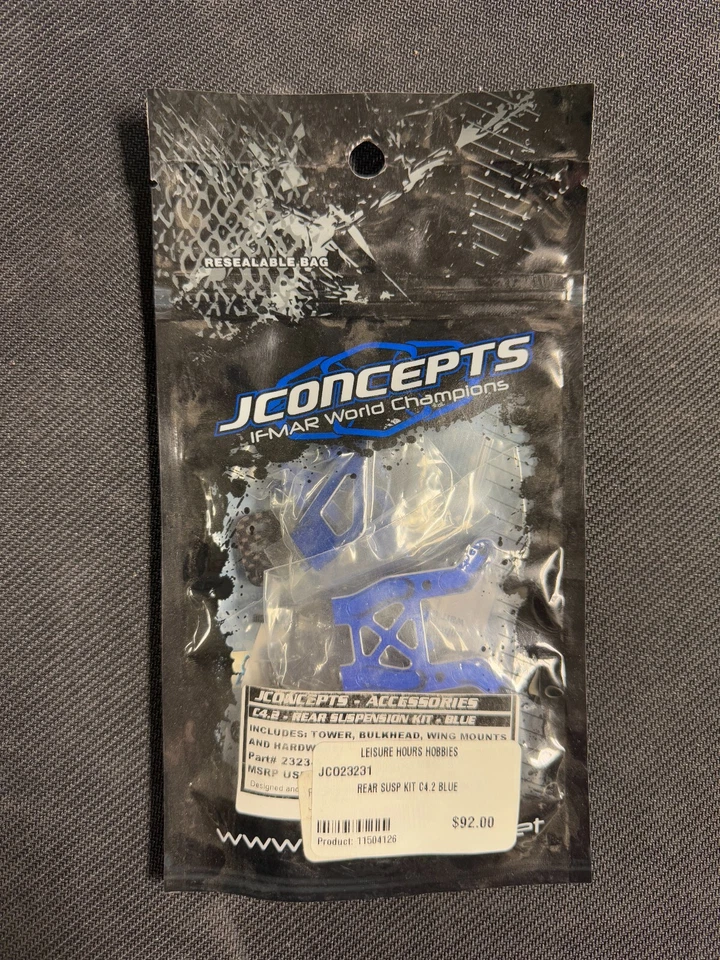 JCONCEPTS-2323-1-C4.2 REAR SUSPENSION KIT BLUE - Image 1 of 1