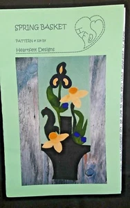 Heartfelt Designs by Trish Miller, #124, Spring Basket Table Runner - New - Picture 1 of 4