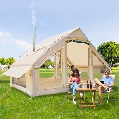 SLSY 6 Person nflatable Blow Up Tents for Camping Waterproof Hot Tent Air Tent - Image 1 of 4