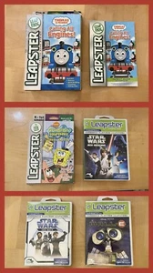 6 Leap Frog Leapster L Max Games Star Wars Thomas Sponge Bob Wall E Math Reading - Picture 1 of 4