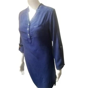 Blue Denim Shirt Dress size Small - Picture 1 of 10