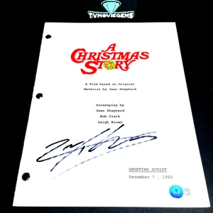 ZACK WARD SIGNIERT EINE WEIHNACHTSGESCHICHTE FILMSKRIPT mit BECKETT BAS COA - Bild 1 von 3