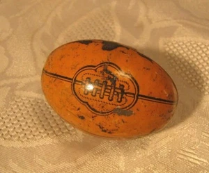 Small Candy Tin German toy Football Pre War Vintage - Picture 1 of 4