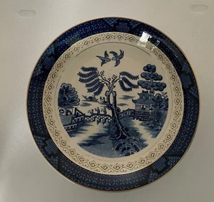 Nikko Japanese Ironstone Double Phoenix - Blue Willow Pattern -Dinner Plates - Picture 1 of 2